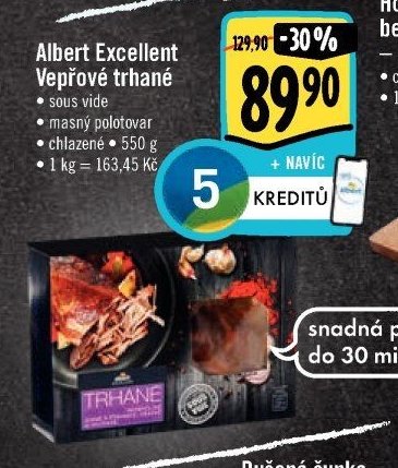 Albert Excellent Vepřové trhané