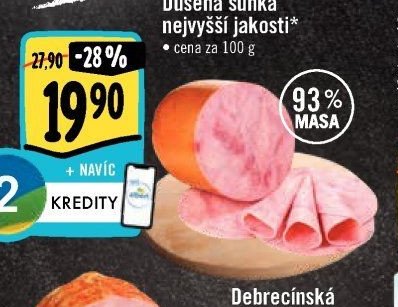 Dušená šunka nejvyšší jakosti