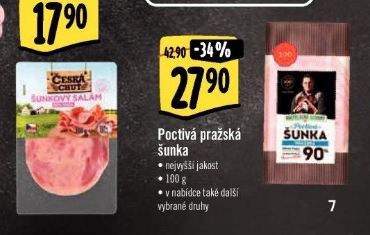 Poctivá pražská šunka