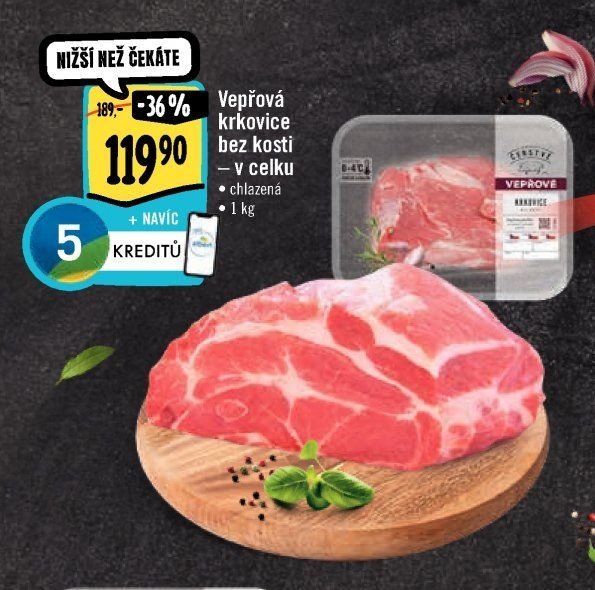 Vepřová krkovice bez kosti
