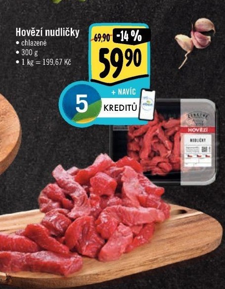 Hovězí nudličky Albert