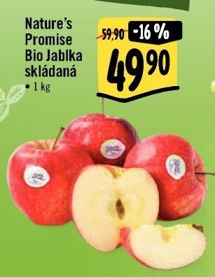 Jablka bio Nature'