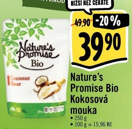 Kokosová mouka bio Nature'