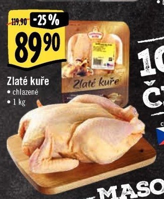 Kuře Zlaté Vodňanské kuře