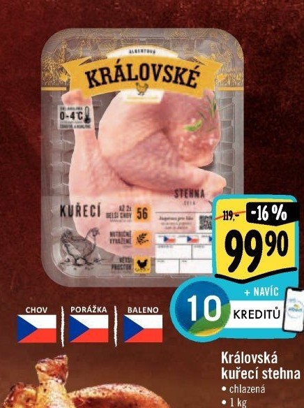 Kuřecí stehna královská Albert