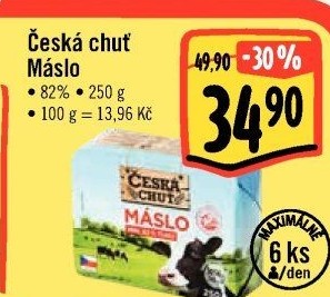 Máslo Česká chuť