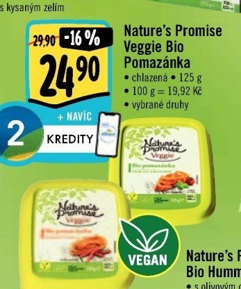 Pomazánky Veggie Bio Nature'