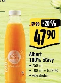 Šťáva 100% Albert