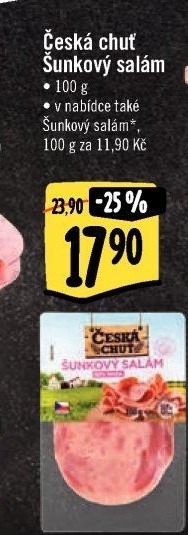 Šunkový salám Česká chuť