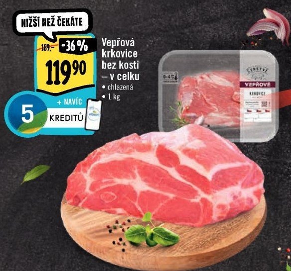 Vepřová krkovice bez kosti