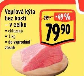 Vepřová kýta bez kosti