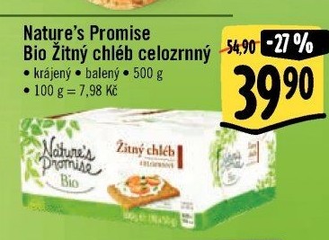 Žitný chléb bio Nature'