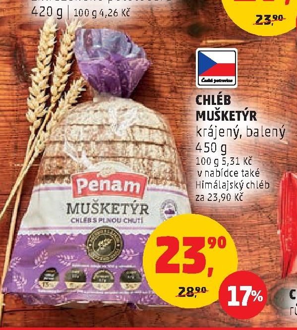 CHLÉB MUŠKETÝR