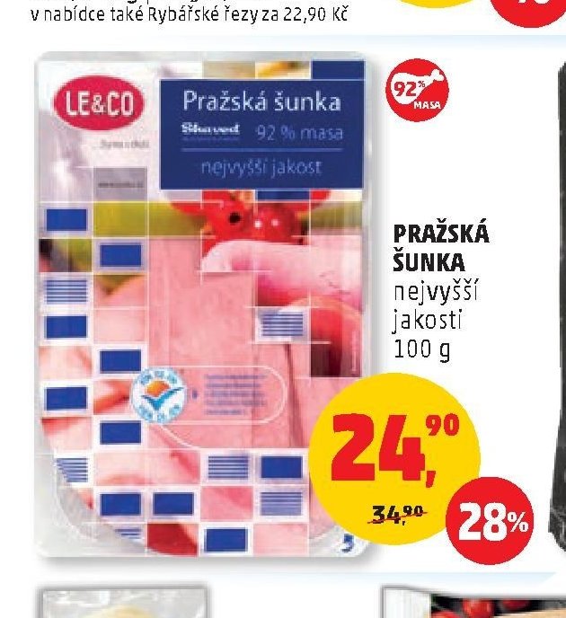 PRAŽSKÁ ŠUNKA nejvyšší jakosti
