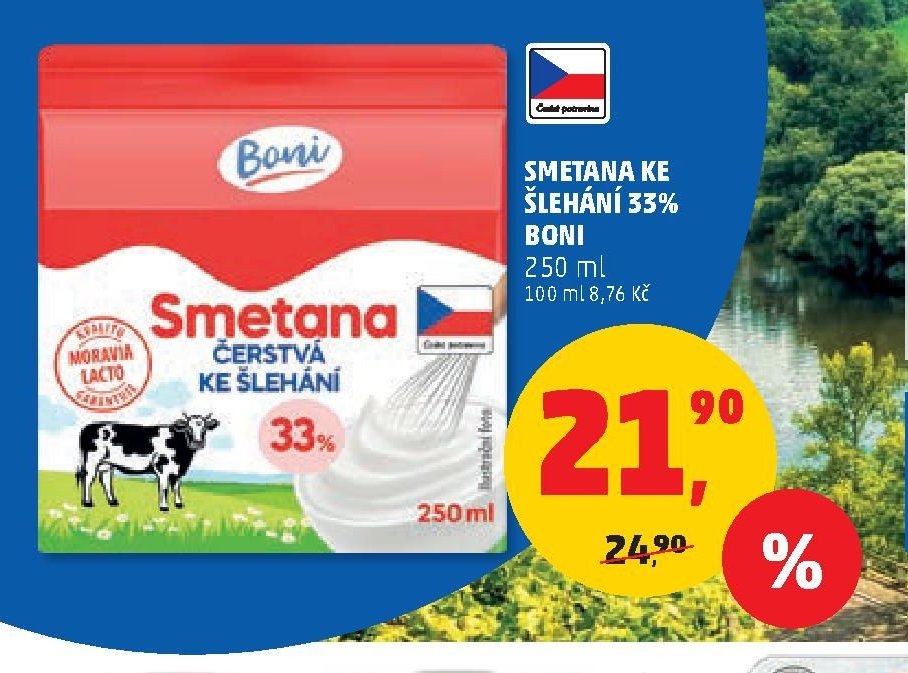 SMETANA KE ŠLEHÁNÍ BONI