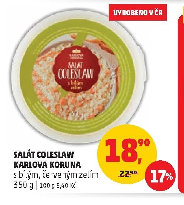 SALÁT COLESLAW KARLOVA KORUNA