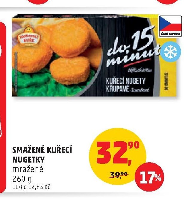 SMAŽENÉ KUŘECÍ NUGETKY mražené