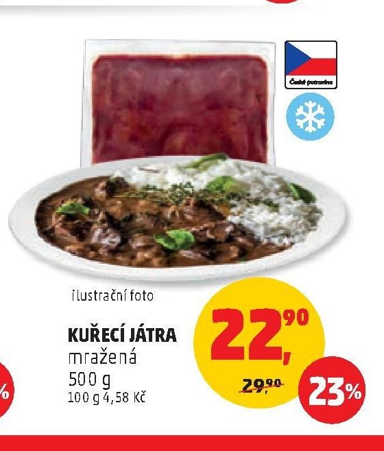 KUŘECÍ JÁTRA mražená