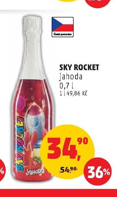 Sky Rocket jahoda 0,7 l