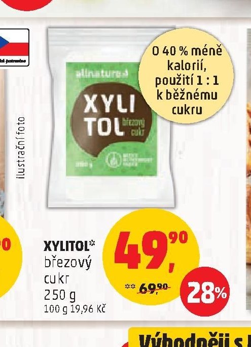 Xylitol březový cukr