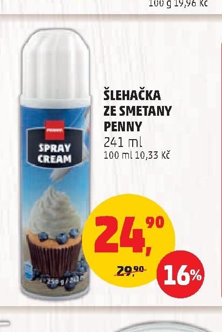 Šlehačka ze smetany Penny
