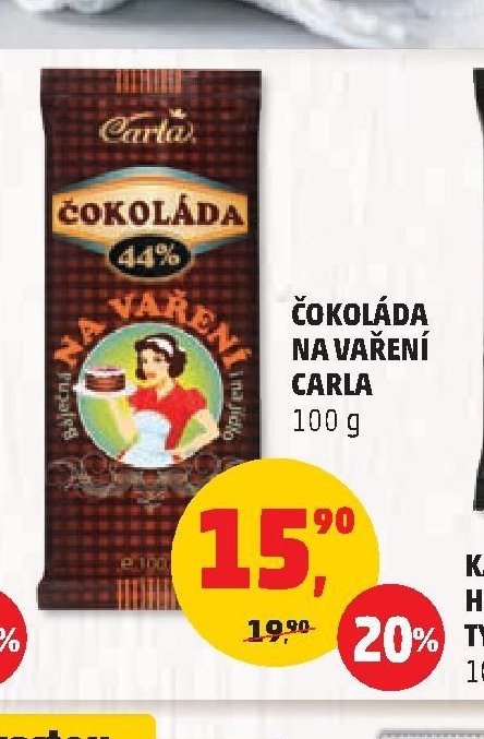 Čokoláda na vaření Carla 100 g