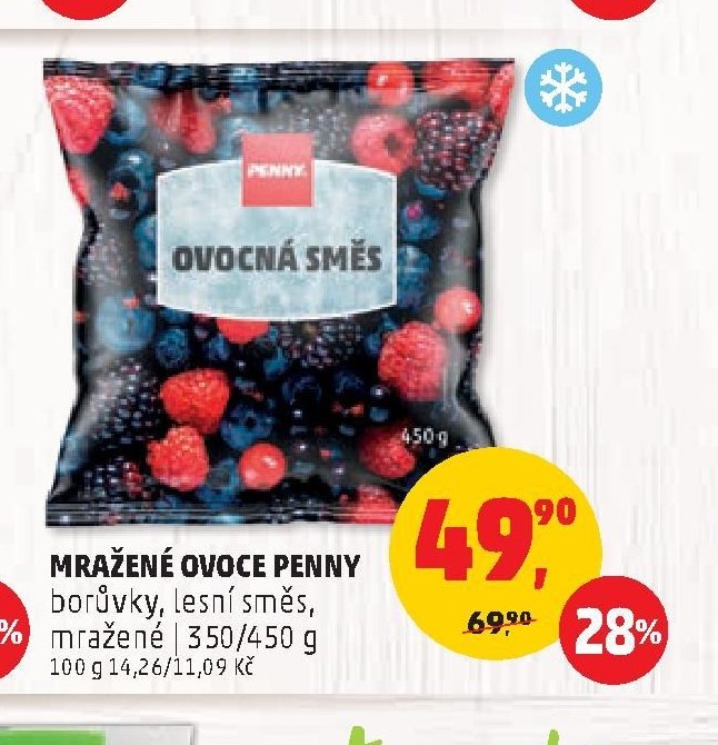 Mražené ovoce Penny 350/450 g