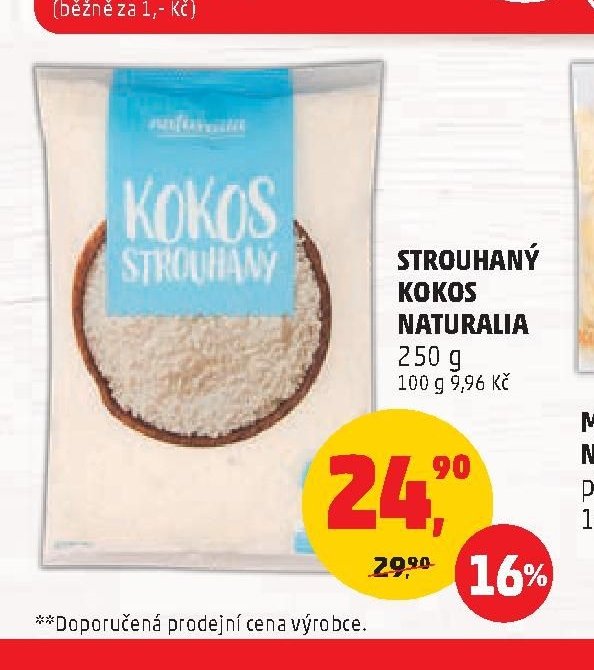 Strouhaný kokos Naturalia 250 g
