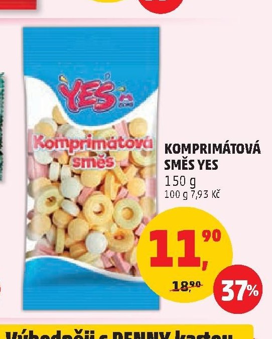 KOMPRIMÁTOVÁ SMĚS YES