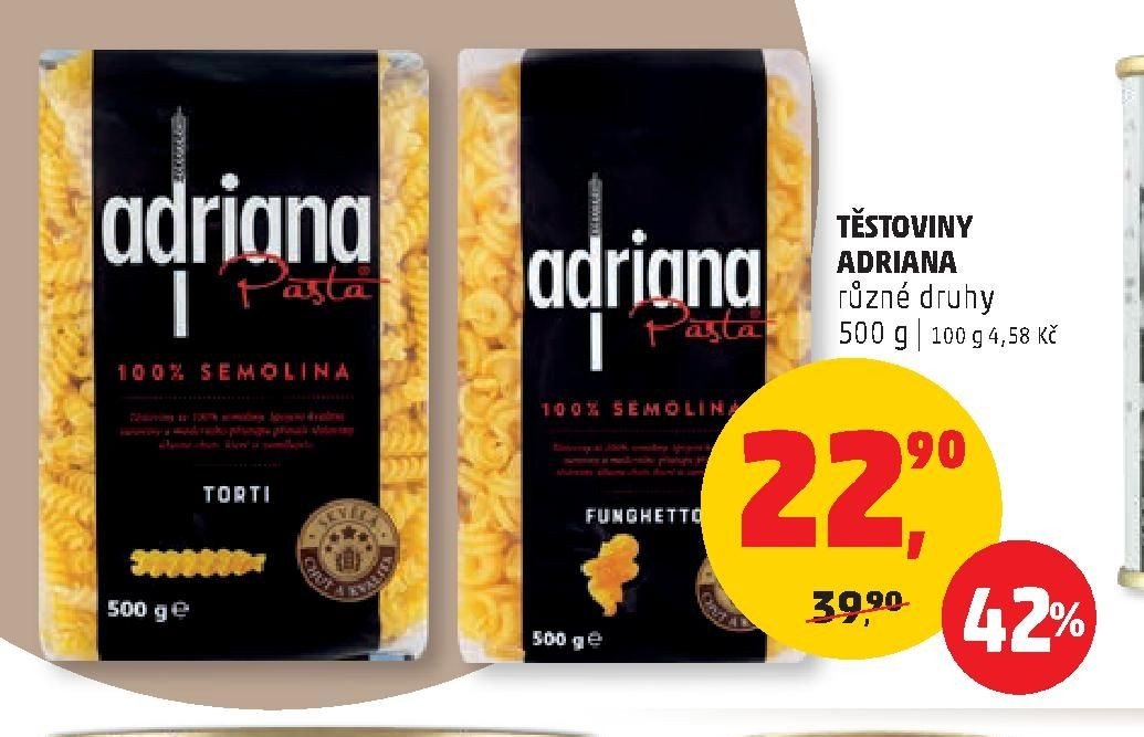 TĚSTOVINY ADRIANA