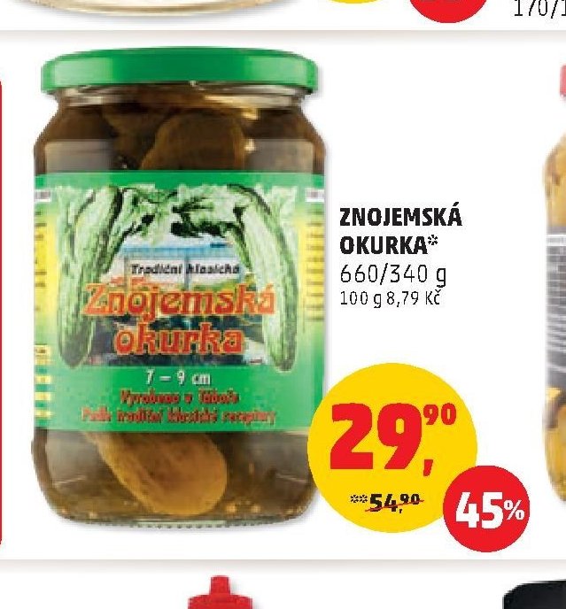 ZNOJEMSKÁ OKURKA