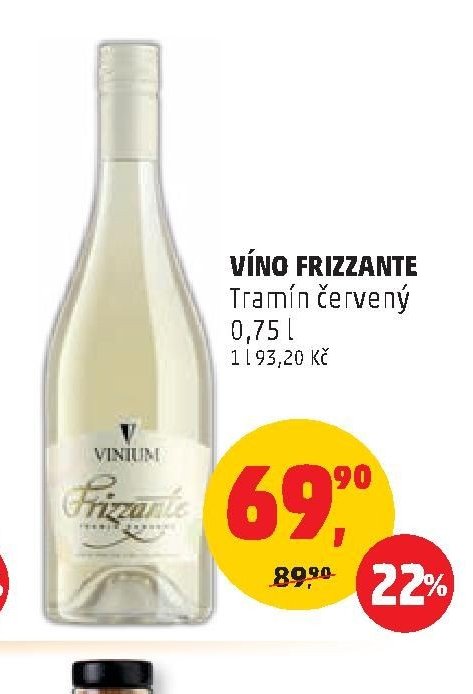 VÍNO FRIZZANTE Tramín červený