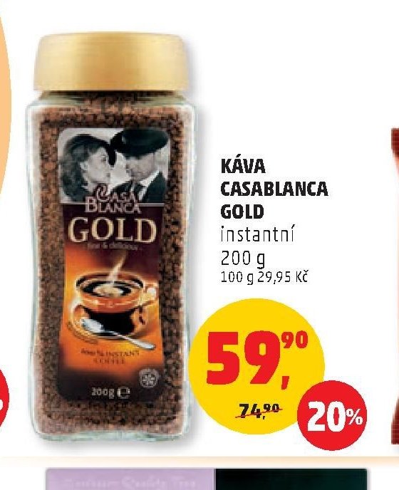 KÁVA CASABLANCA GOLD instantní 200 g