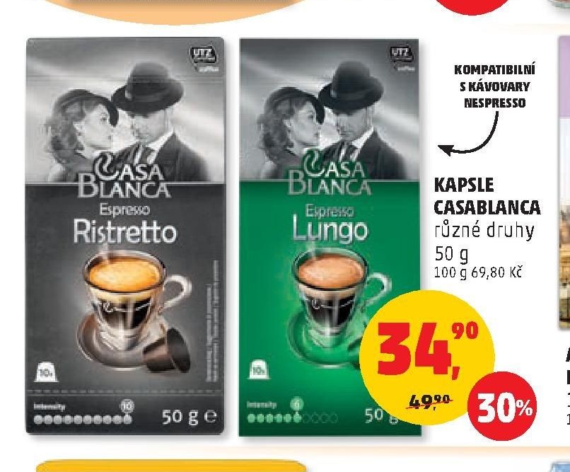 KAPSLE CASABLANCA různé druhy 50 g