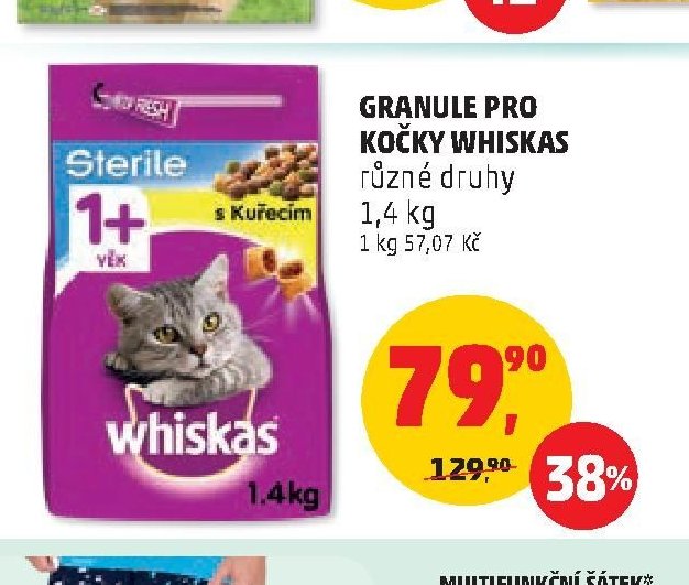 Granule pro kočky Whiskas