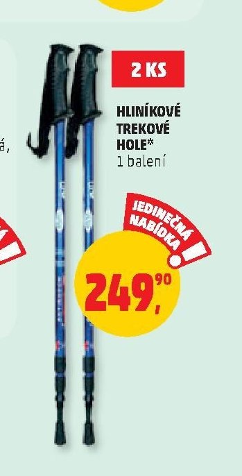 Hliníkové trekové hole