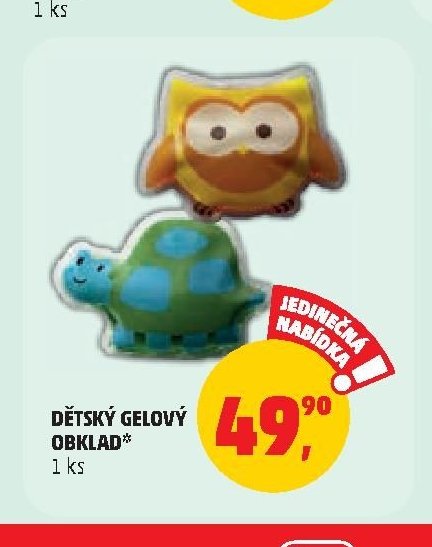 Dětský gelový obklad