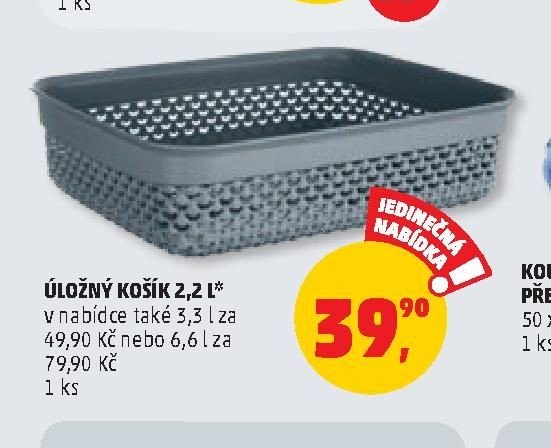 ÚLOŽNÝ KOŠÍK 2,2 L