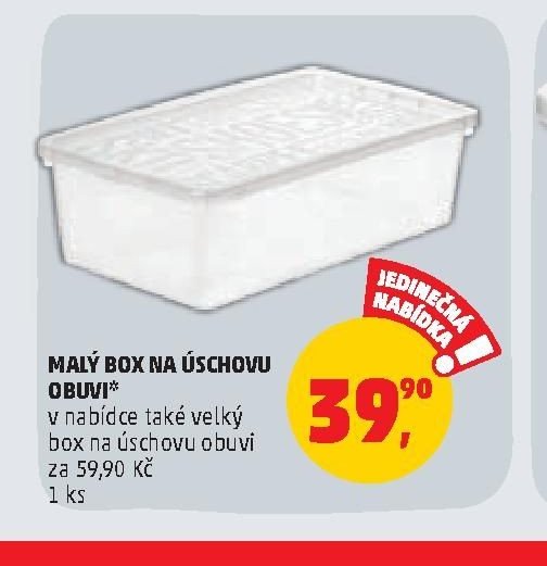 MALÝ BOX NA ÚSCHOVU OBUVI