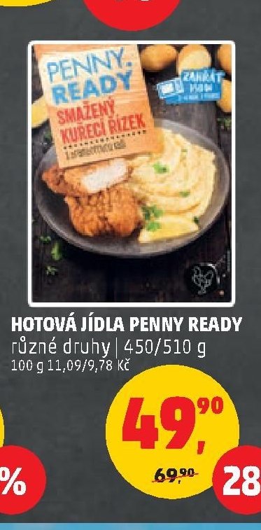 HOTOVÁ JÍDLA PENNY READY