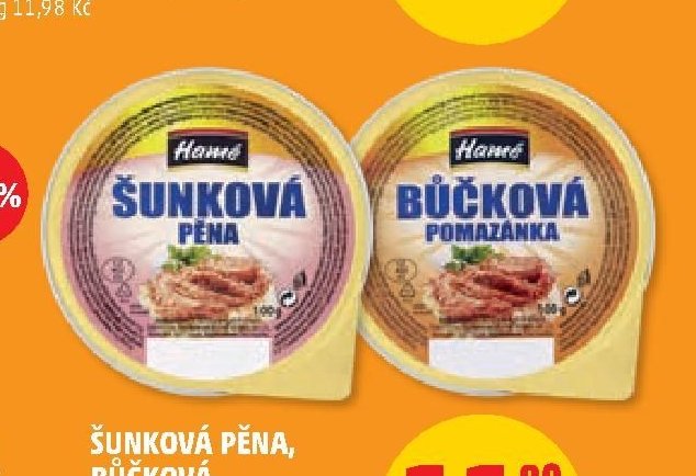 Šunková pěna, Bůčková pomazánka Hamé