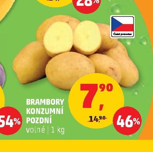 Brambory konzumní