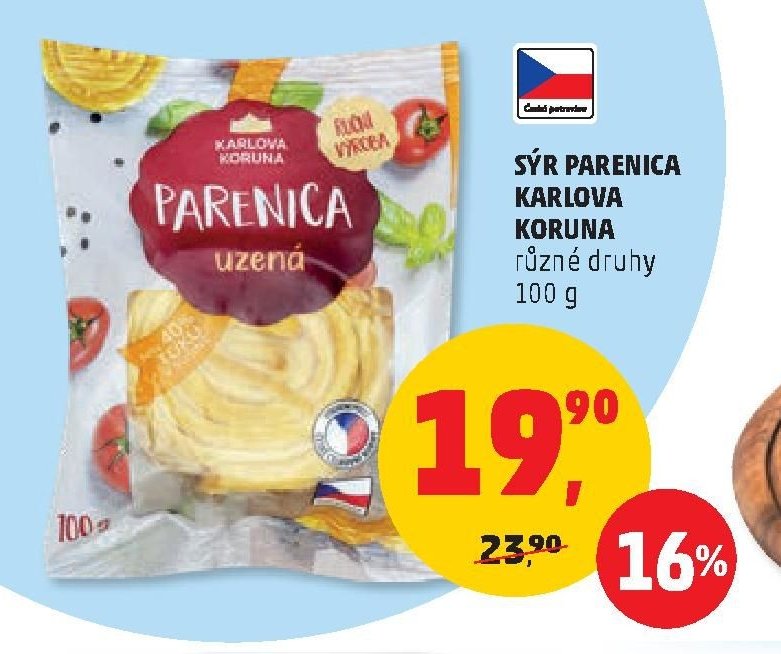 Sýr Parenica Karlova Koruna