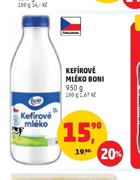 Kefírové mléko Boni