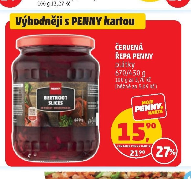 Červená řepa Penny