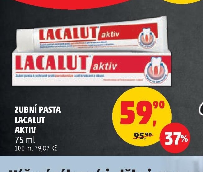 ZUBNÍ PASTA LACALUT AKTIV