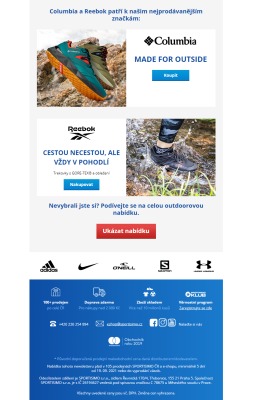 akční leták Sportisimo 19.9.2021-24.9.2021