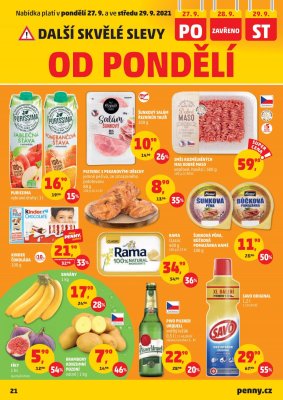 akční leták Penny Market 23.9.2021-29.9.2021