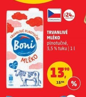 TRVANLIVÉ MLÉKO Boni