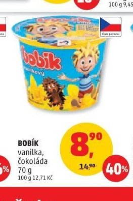 BOBÍK vanilka, čokoláda